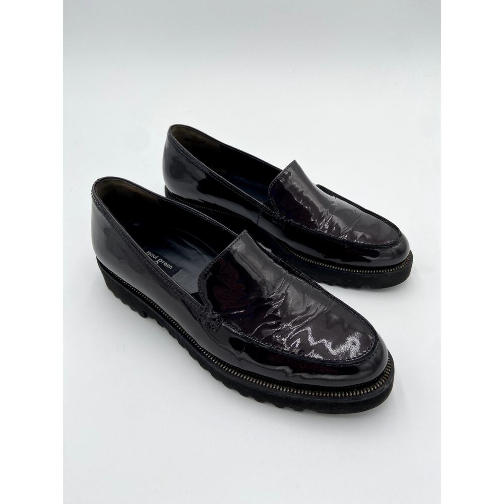 Paul Green Jojo Loafer Shoes in Graphite Maroon size 7.5 - Picture 3 of 10